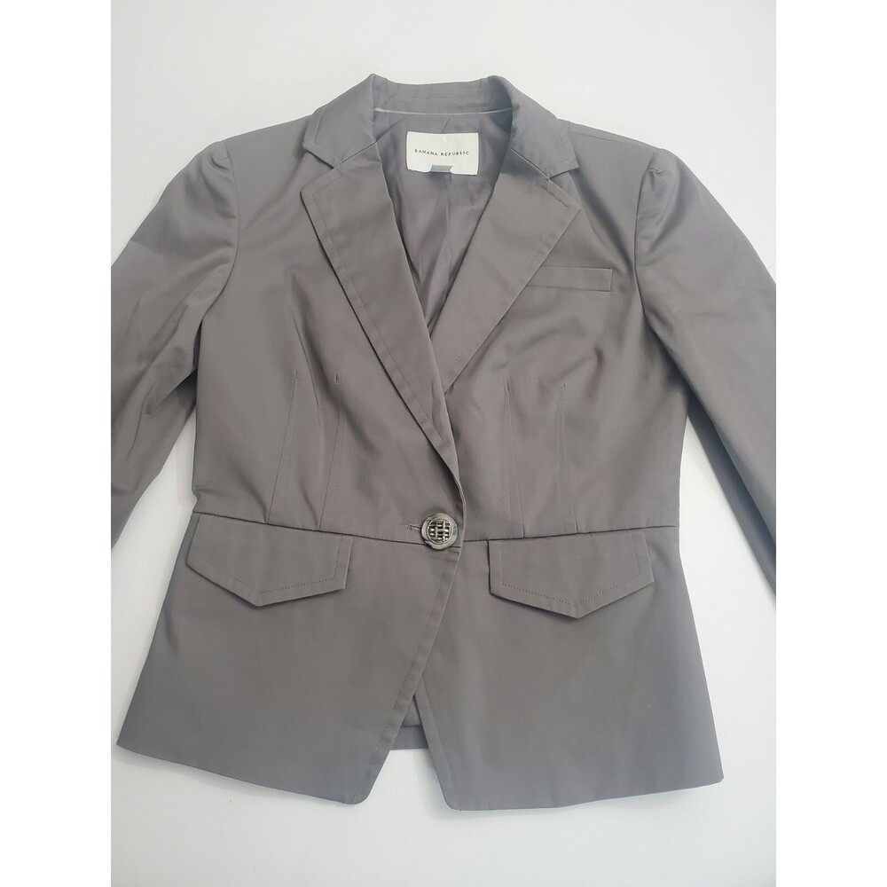Banana‎ Republic Women's Long Sleeve Stretch Fit Blazer Jacket, 4